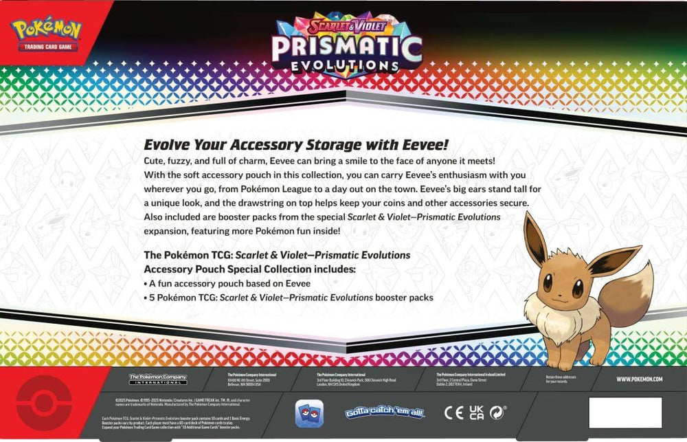 Prismatic Evolutions Accessory Pouch Special Collection