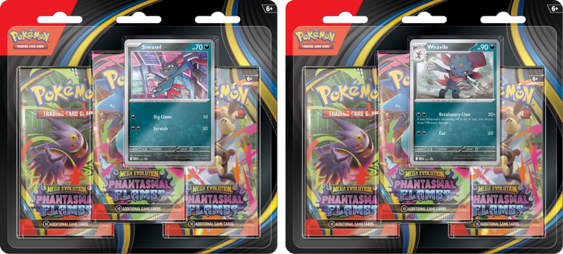 Phantasmal Flames Three Booster Blister (Random Promo)