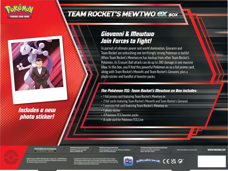 Team Rocket's Mewtwo ex Box