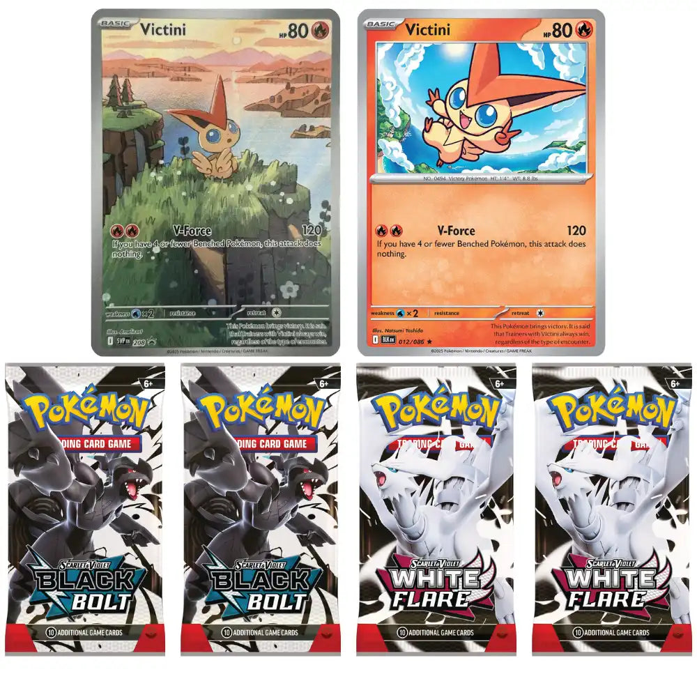 Black Bolt & White Flare Victini Illustration Collection (SV10.5)