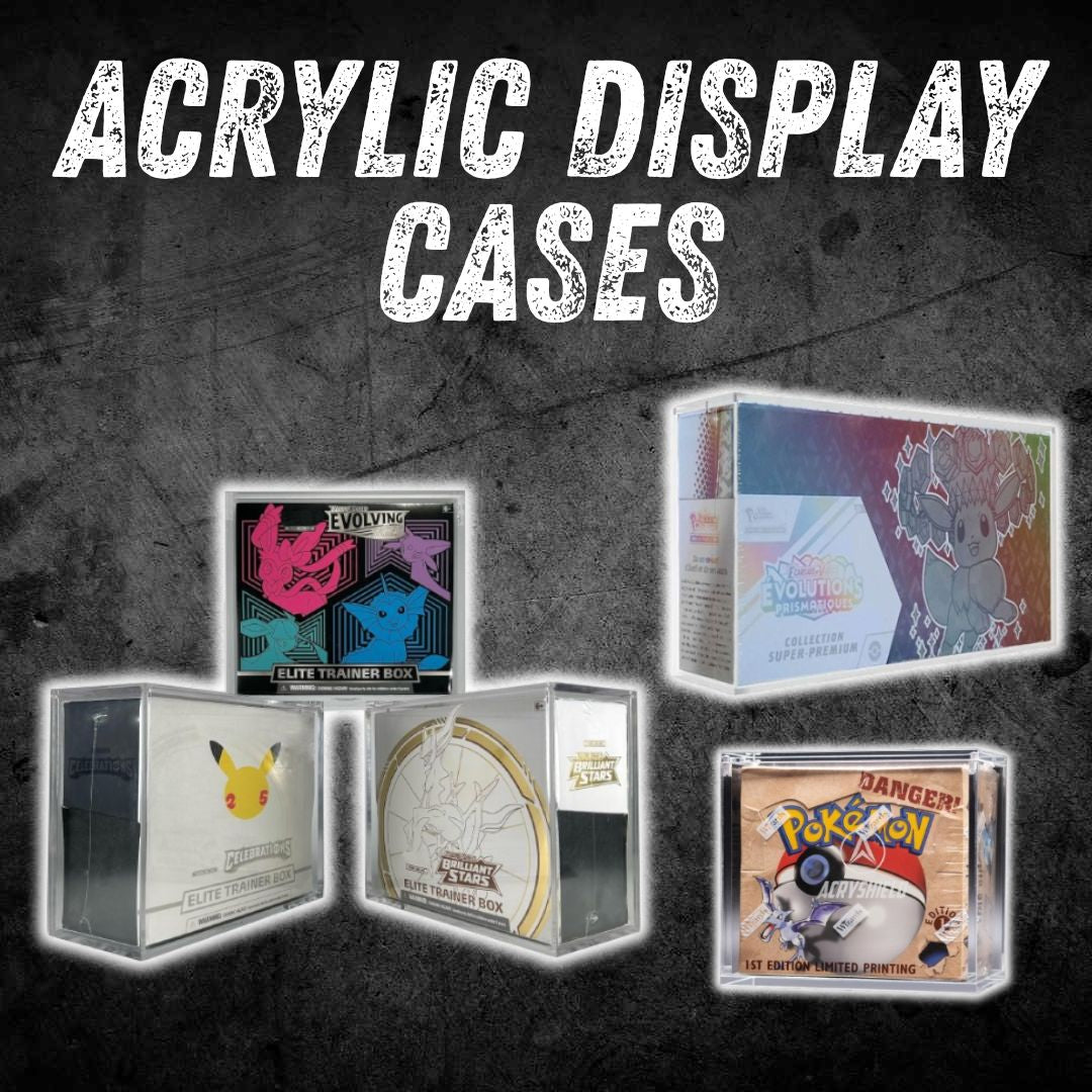 Pokemon Acrylic Display Cases