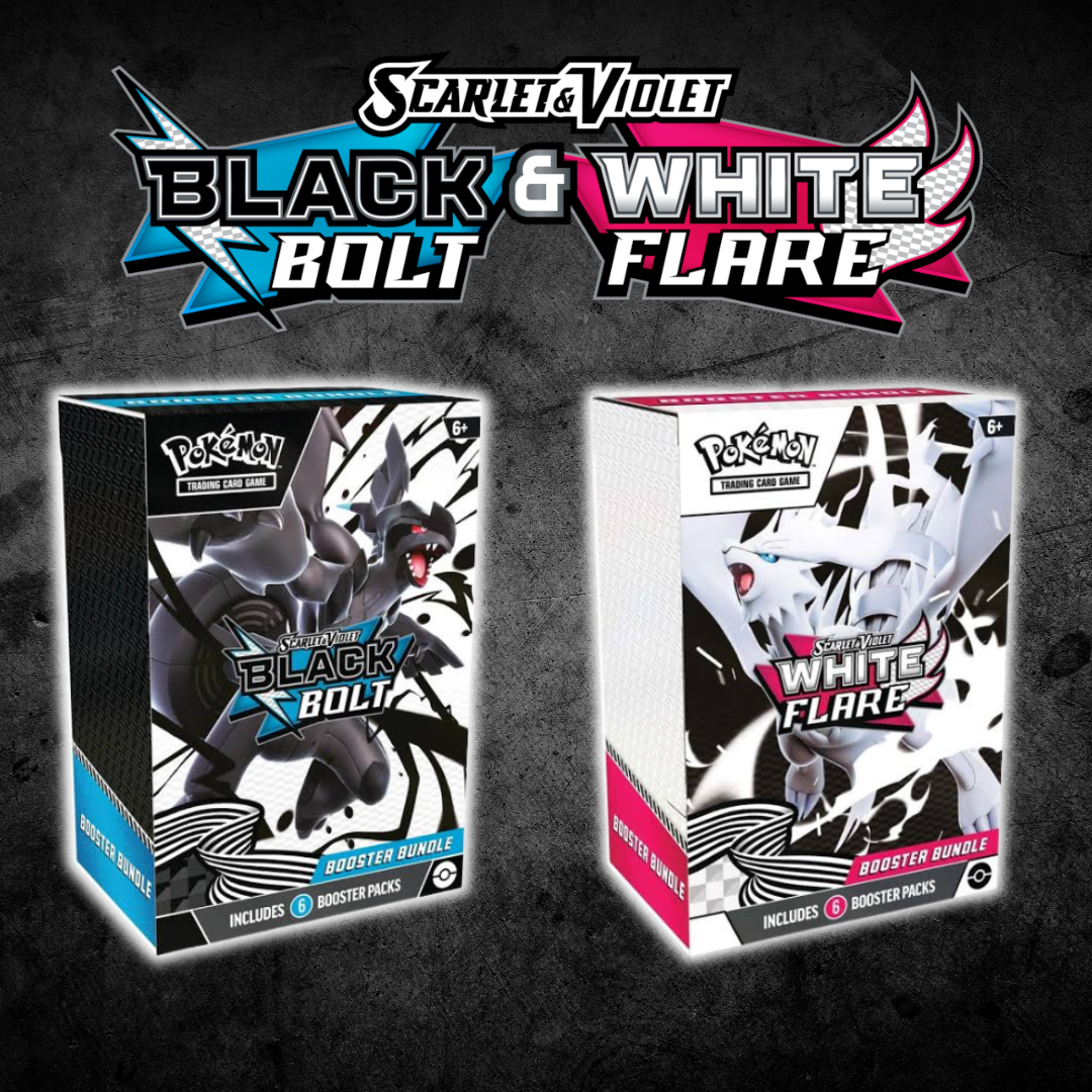 🔥 NEW - Black Bolt & White Flare Booster Bundles