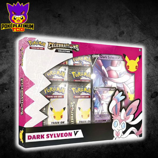 Celebrations 25th Anniversary Dark Sylveon V Factory Sealed