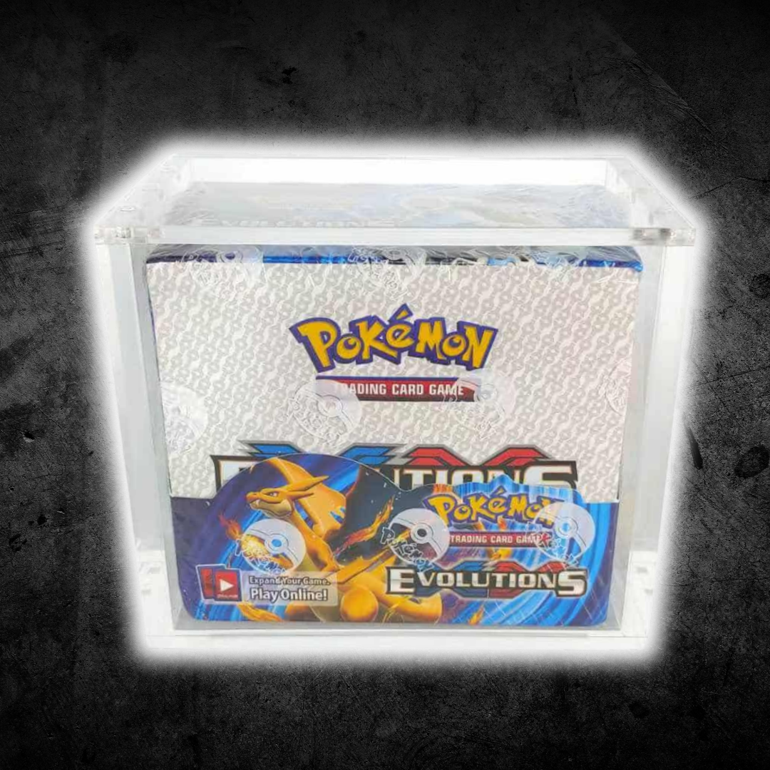 Pokemon Booster Box Acrylic Case with Magnetic Lid