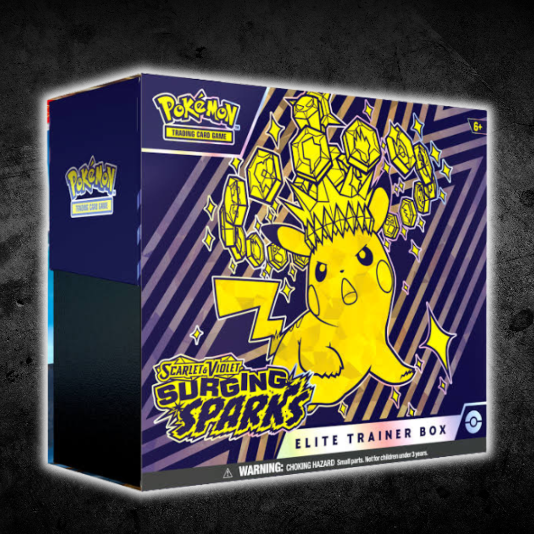 Surging Sparks Elite Trainer Box (ETB) with Semi Rigid Protector Case
