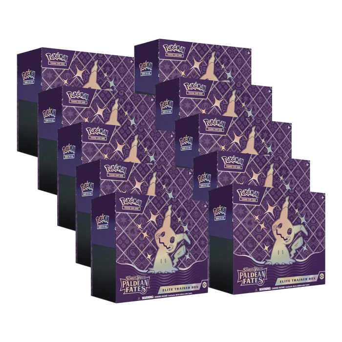 Paldean Fates SV4.5 Elite Trainer Box Case (10 ETBs in Total)