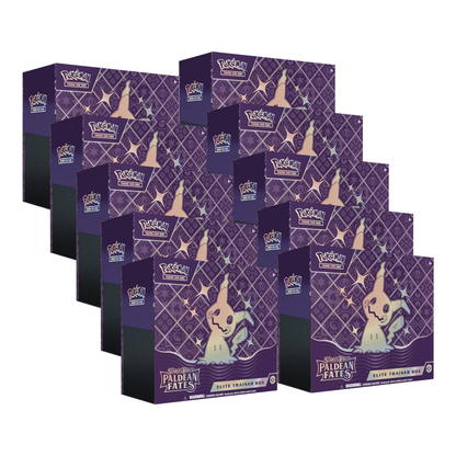 Paldean Fates SV4.5 Elite Trainer Box Case (10 ETBs in Total)