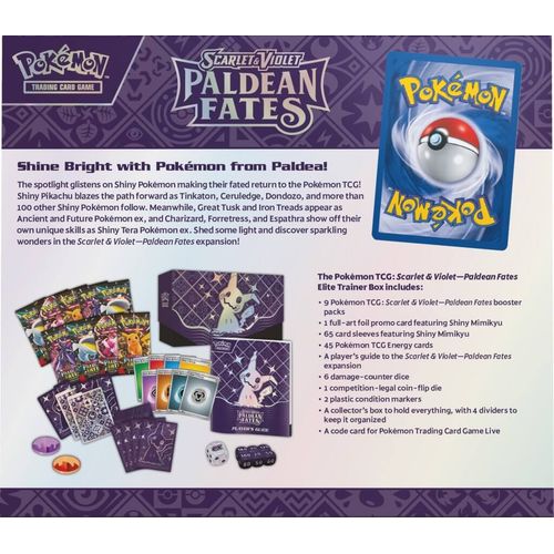 Paldean Fates SV4.5 Elite Trainer Box Case (10 ETBs in Total)