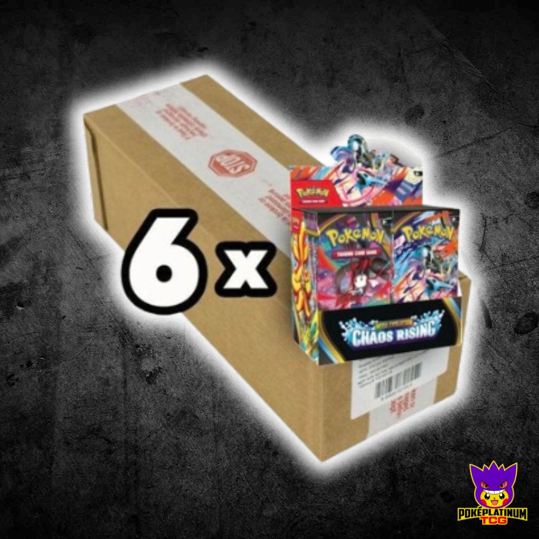Chaos Rising – ME04 – Booster Box Sealed Case (6 Booster Boxes)