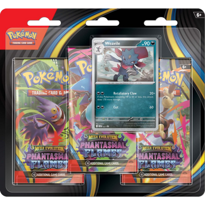 Phantasmal Flames Three Booster Blister (Random Promo)
