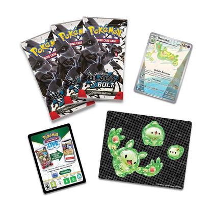 Black Bolt Tech Sticker/3-pack Blister