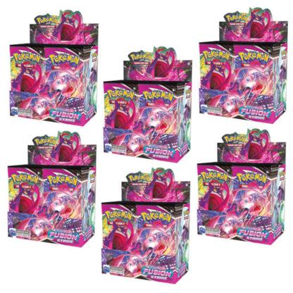 Sword & Shield SWSH8 - Fusion Strike Booster Box Sealed Case of 6