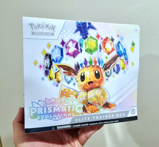 Prismatic Evolutions Elite Trainer Box (ETB) with Semi Rigid Protector Case**