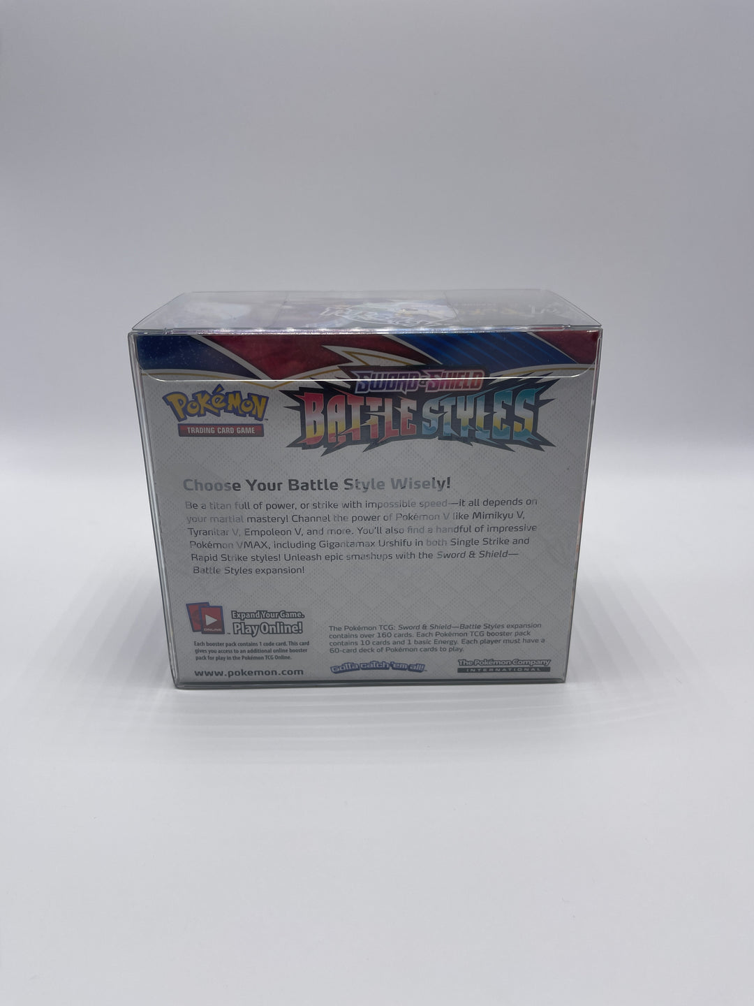 Plastic Semi Rigid Protector for English Pokémon Booster Box