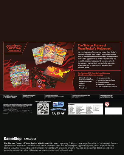 Team Rocket Moltres ex Ultra-Premium Collection GAMESTOP EXCLUSIVE