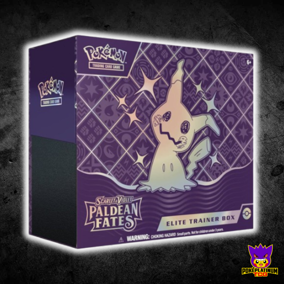 Paldean Fates Elite Trainer Box (ETB) WITH ACRYLIC CASE