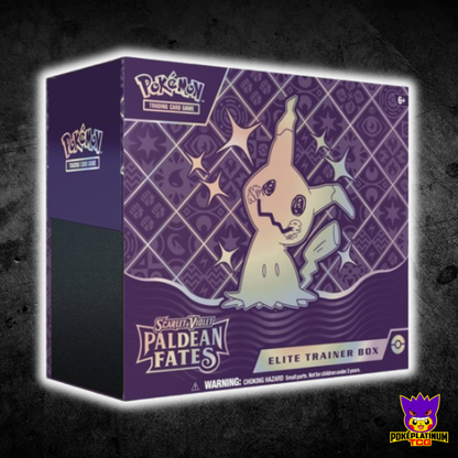 Paldean Fates Elite Trainer Box (ETB) WITH ACRYLIC CASE