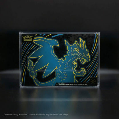 Mega Charizard X ex Ultra Premium Collection (UPC) Acrylic Case with Magnetic Lid