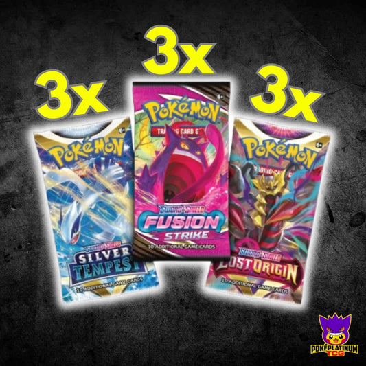 2023 PokéBall Tin Bundle D23 - Poké Ball, Lure Ball & Premier Ball [9 SWSH Booster Packs in total]