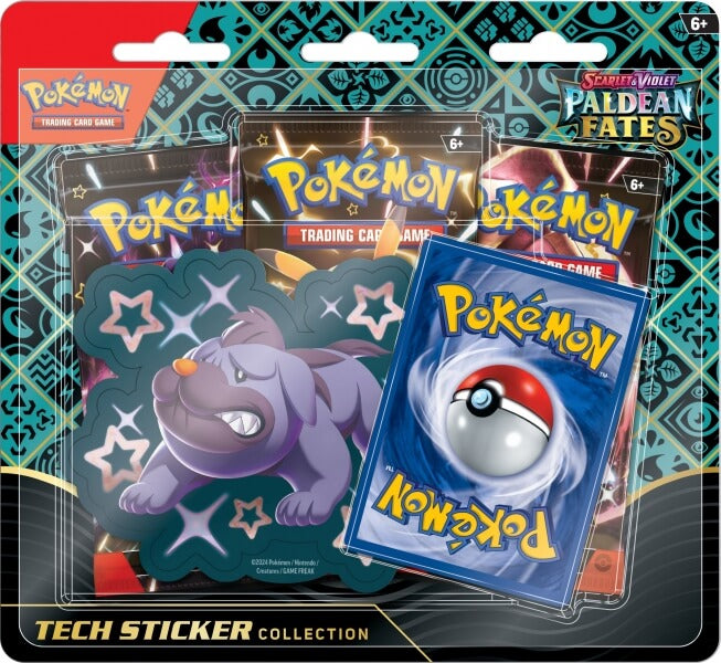 Paldean Fates Tech Sticker Collection/3-pack Blister