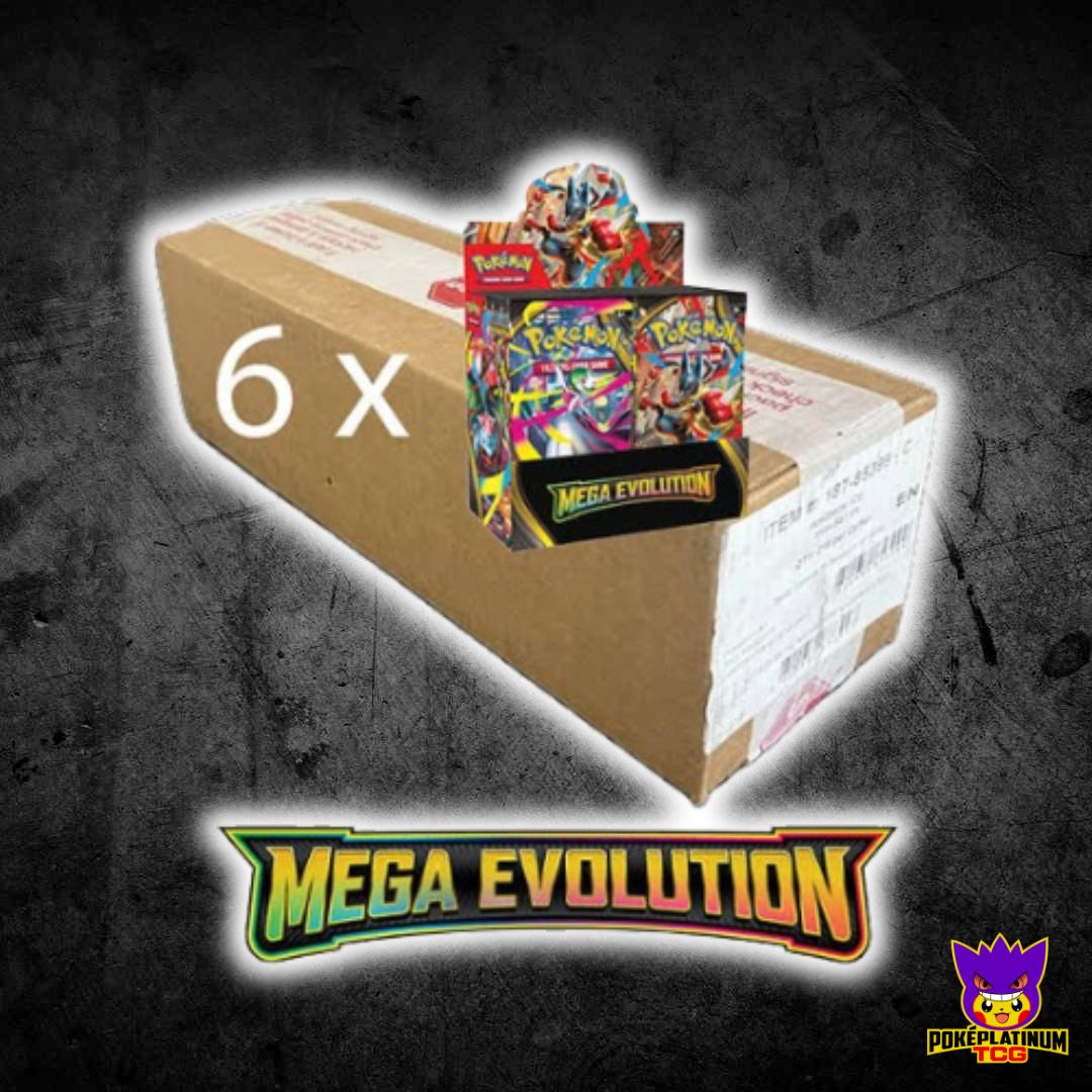 Mega Evolution ME01 - Mega Evolution Enhanced Booster Box Sealed Case of 6