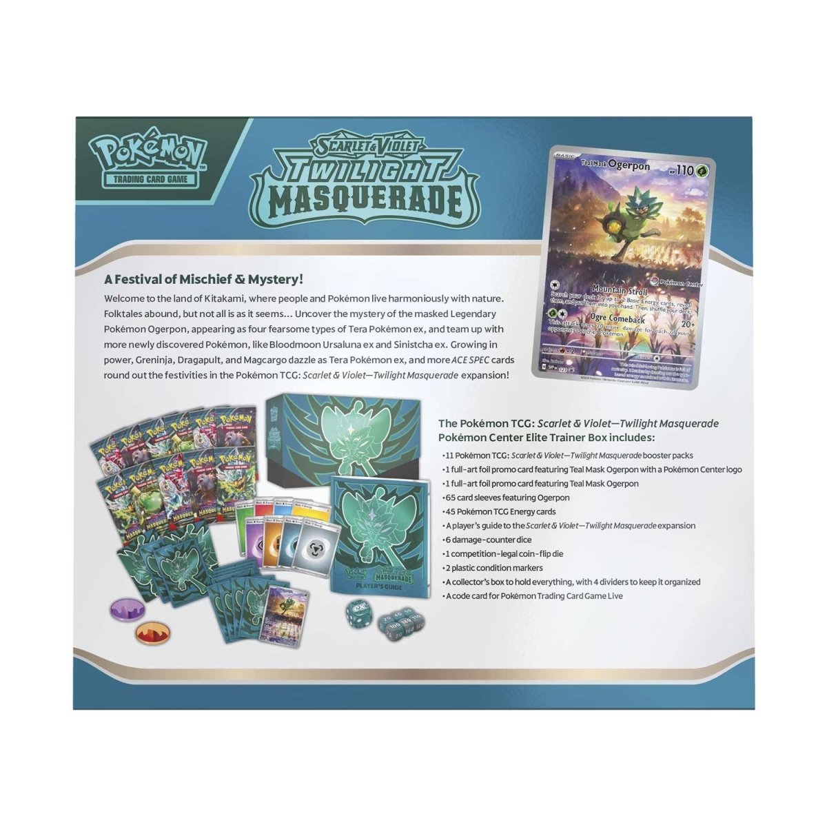 Twilight Masquerade POKEMON CENTRE Exclusive Elite Trainer Box (PC ETB)