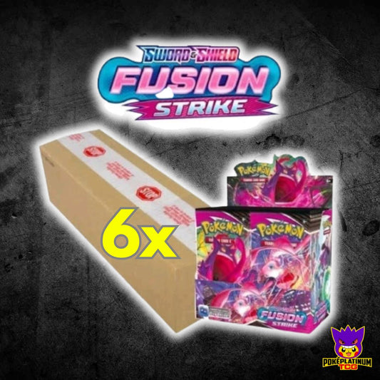 Sword & Shield SWSH8 - Fusion Strike Booster Box Sealed Case of 6
