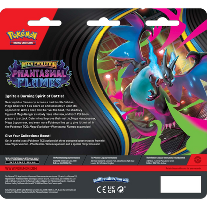 Phantasmal Flames Three Booster Blister (Random Promo)