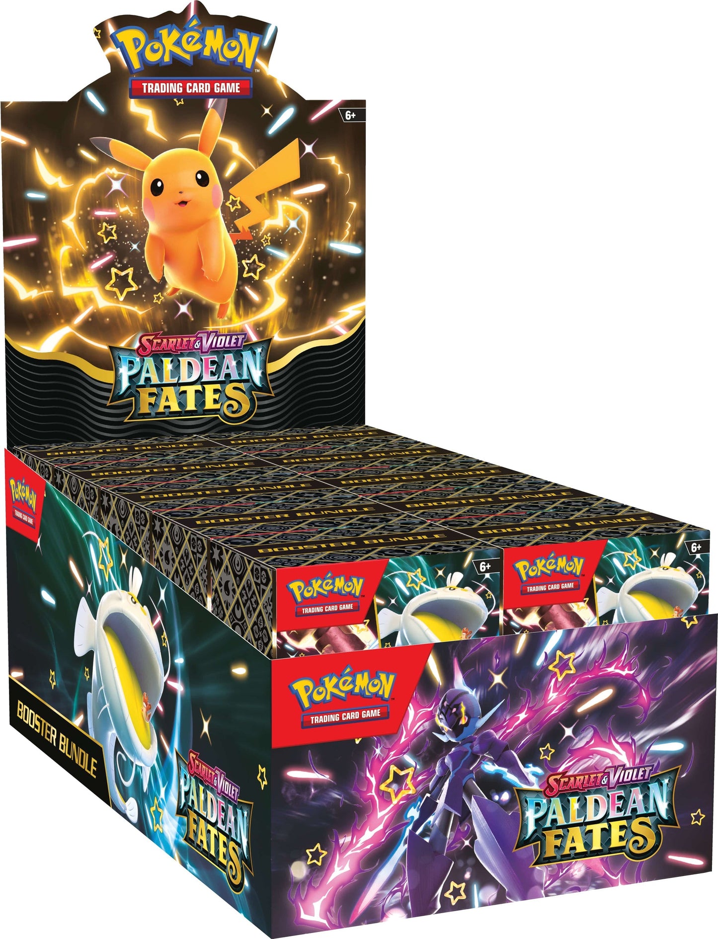 Paldean Fates Booster Bundle Sealed Display Case