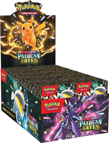 Paldean Fates Booster Bundle Sealed Display Case