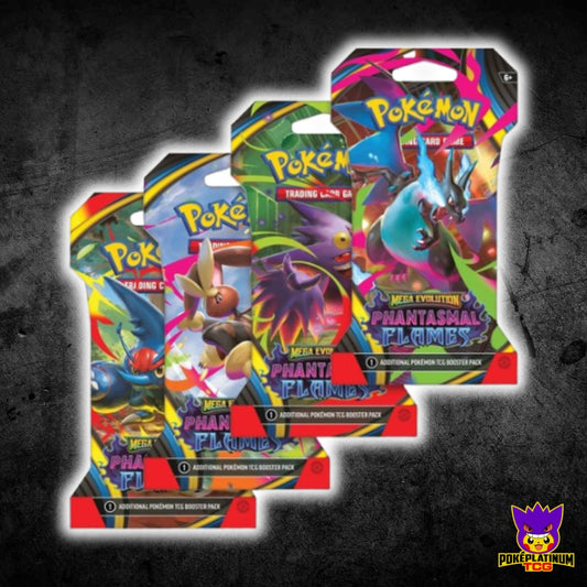 Mega Evolutions ME02 Phantasmal Flames Blister Pack (Random Artwork)