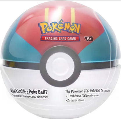 2023 PokéBall Tin Bundle - Poké Ball, Lure Ball & Premier Ball [9 SWSH Booster Packs in total]