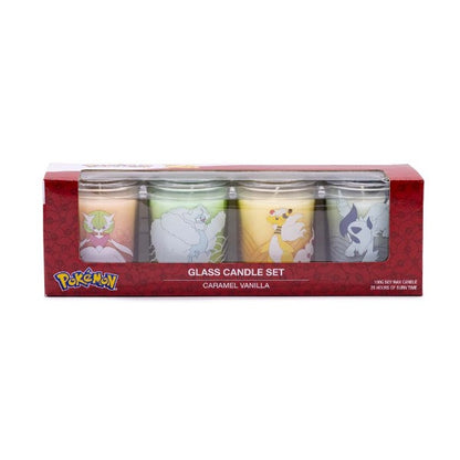 Pokemon (Officially Licensed Merchandise) - Mega Evolutions Glass Candle Set 4-Pack