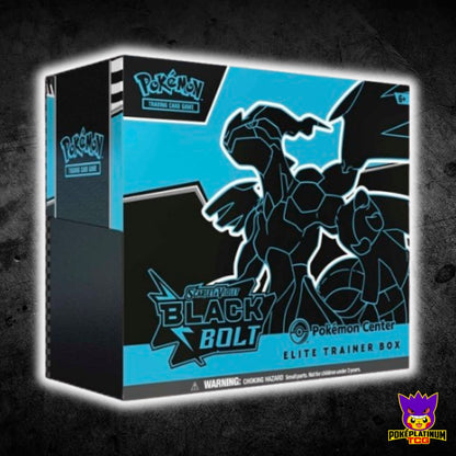 Black Bolt Pokémon Center EXCLUSIVE Elite Trainer Box WITH ACRYLIC CASE
