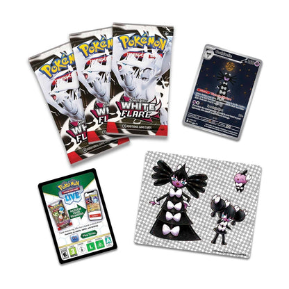White Flare Tech Sticker Collection/3-pack Blister