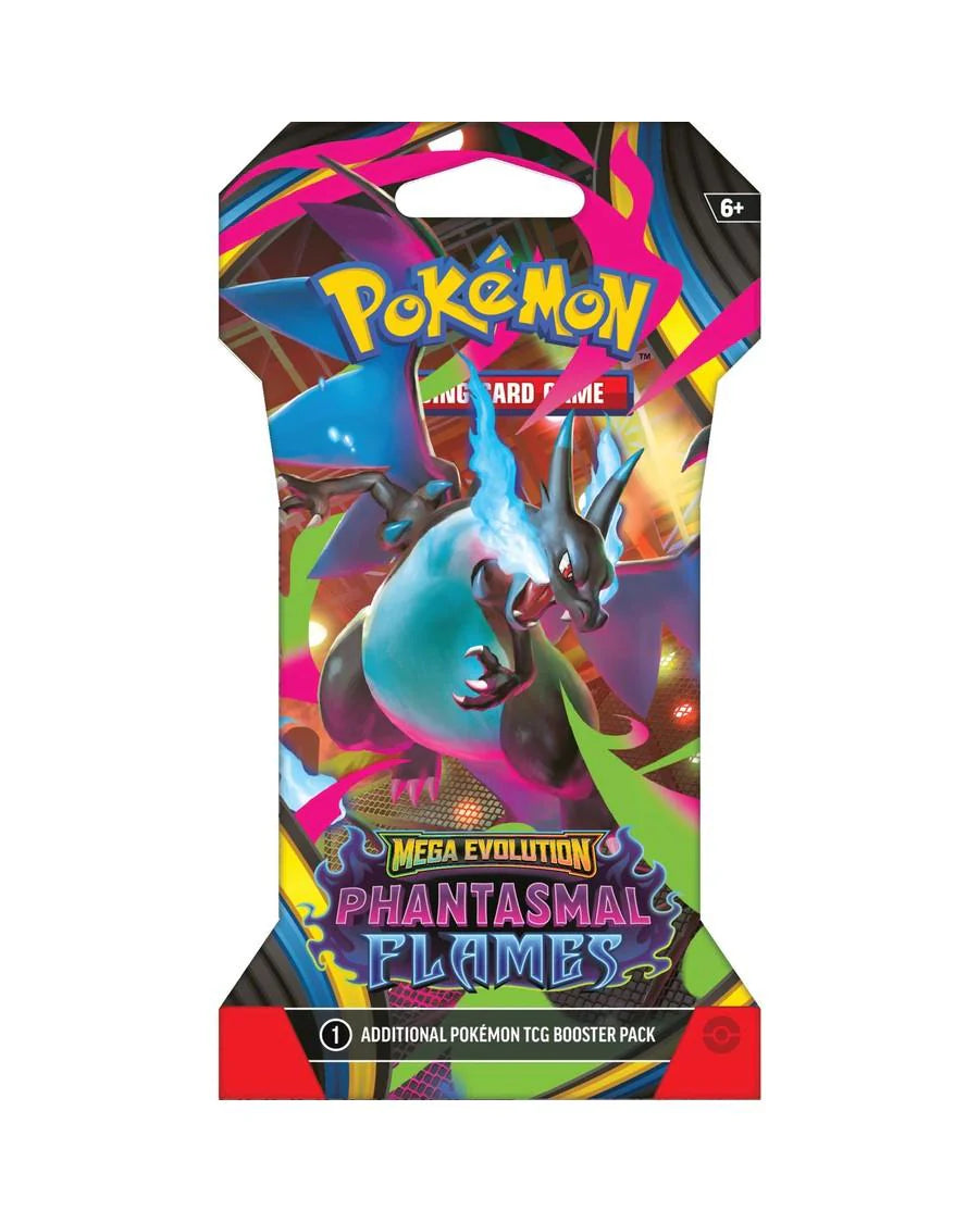Mega Evolutions ME02 Phantasmal Flames Blister Pack (Random Artwork)