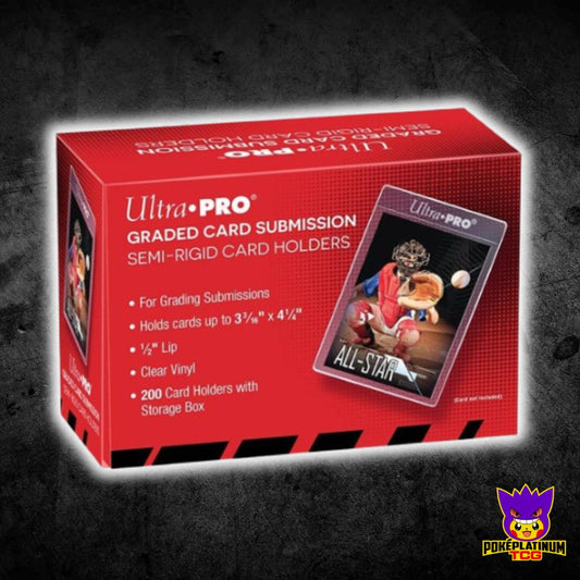 Ultra Pro Semi-Rigid 1/2 inch Lip Tall Sleeves 200 Pack