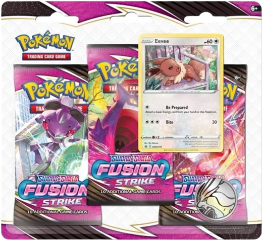Fusion Strike 3-pack Blister - Eevee Promo