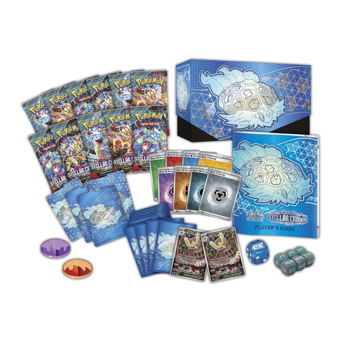 Stellar Crown Pokemon Centre EXCLUSIVE Elite Trainer Box WITH ACRYLIC CASE