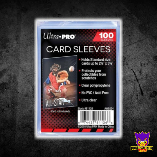 Ultra Pro 2.5" x 3.5" Premium Card Sleeves (100 Pack)