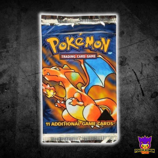 1999 Base Set WOTC Booster Pack [Triangle Error] - Charizard art