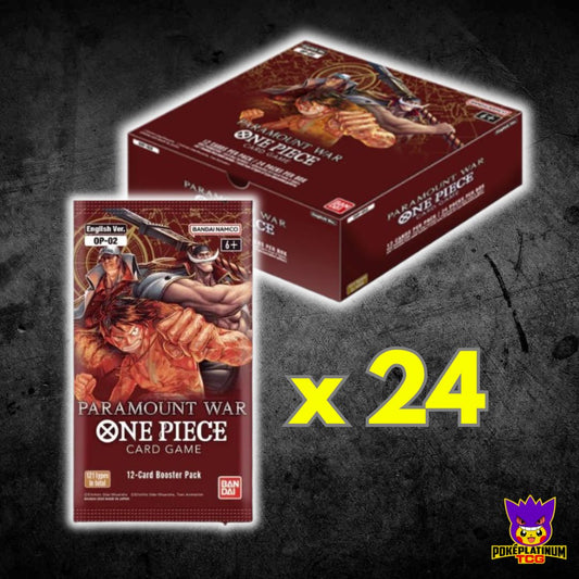 One Piece OP-02 Paramount War Booster Box - English [SEALED - MINT]