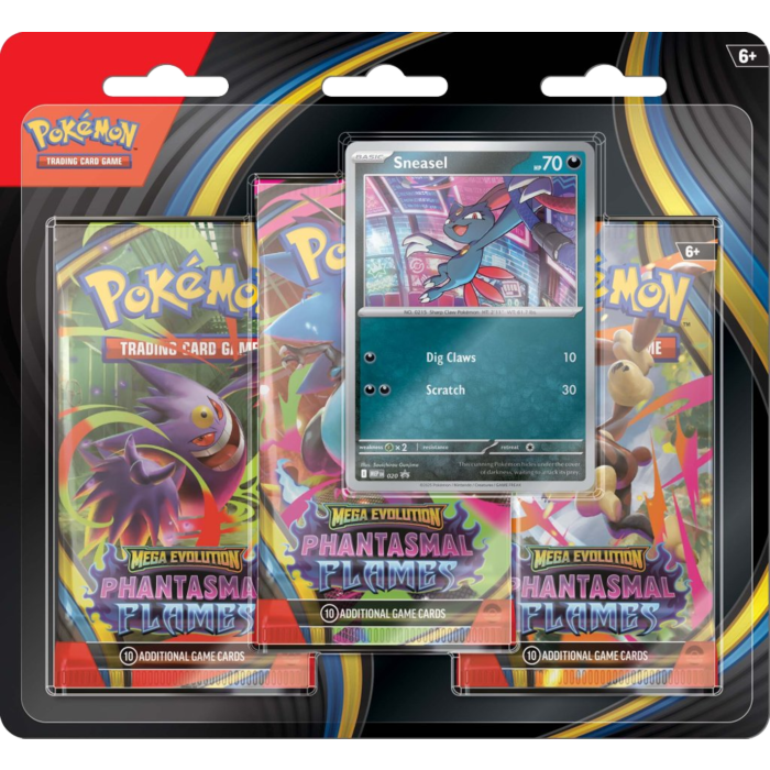 Phantasmal Flames Three Booster Blister (Random Promo)