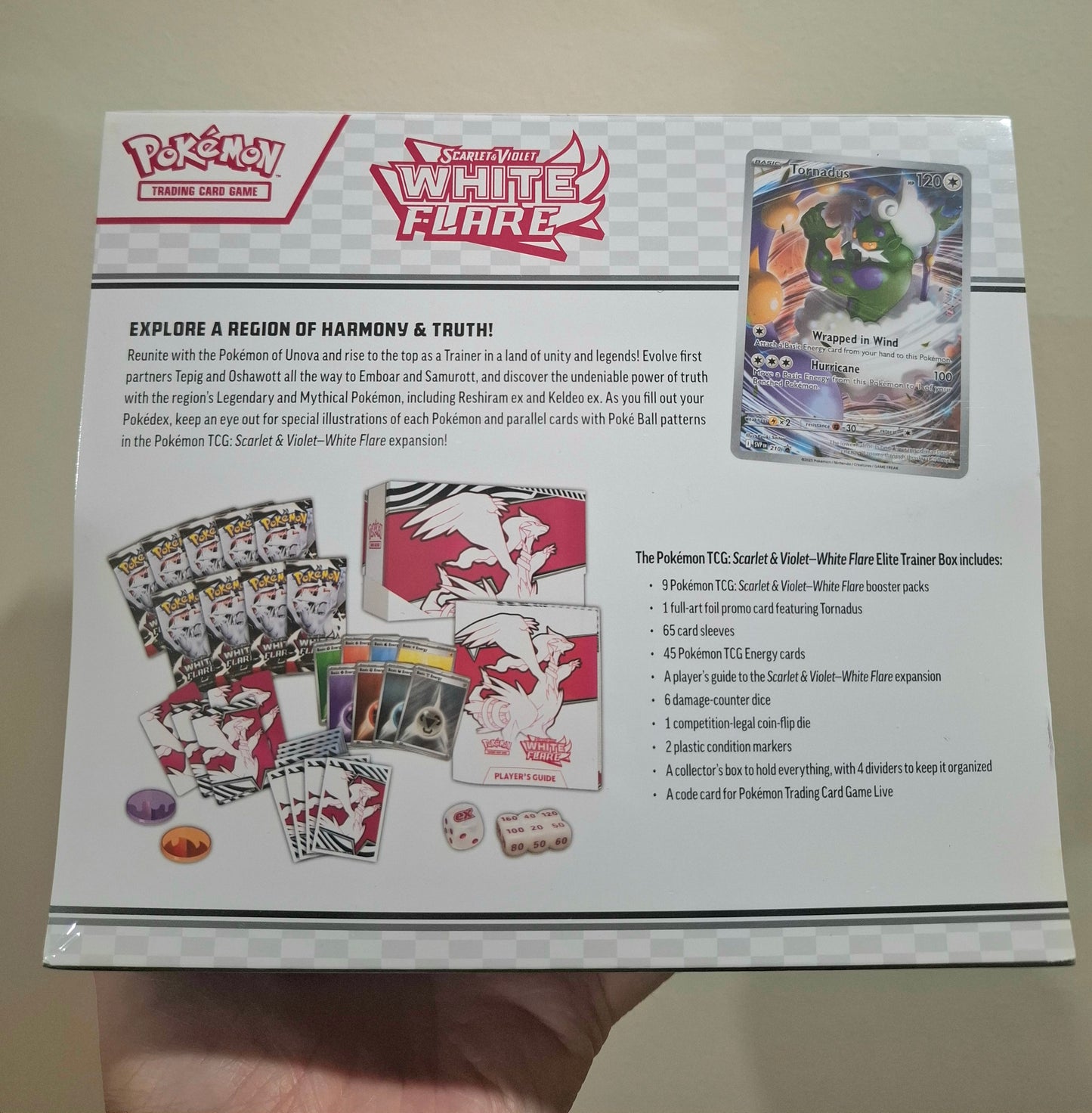 White Flare Elite Trainer Box (ETB)**