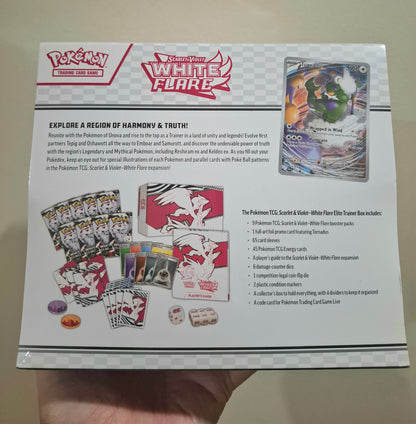 White Flare Elite Trainer Box (ETB)**