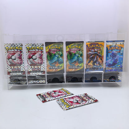 6 Booster Pack Acrylic Dispenser