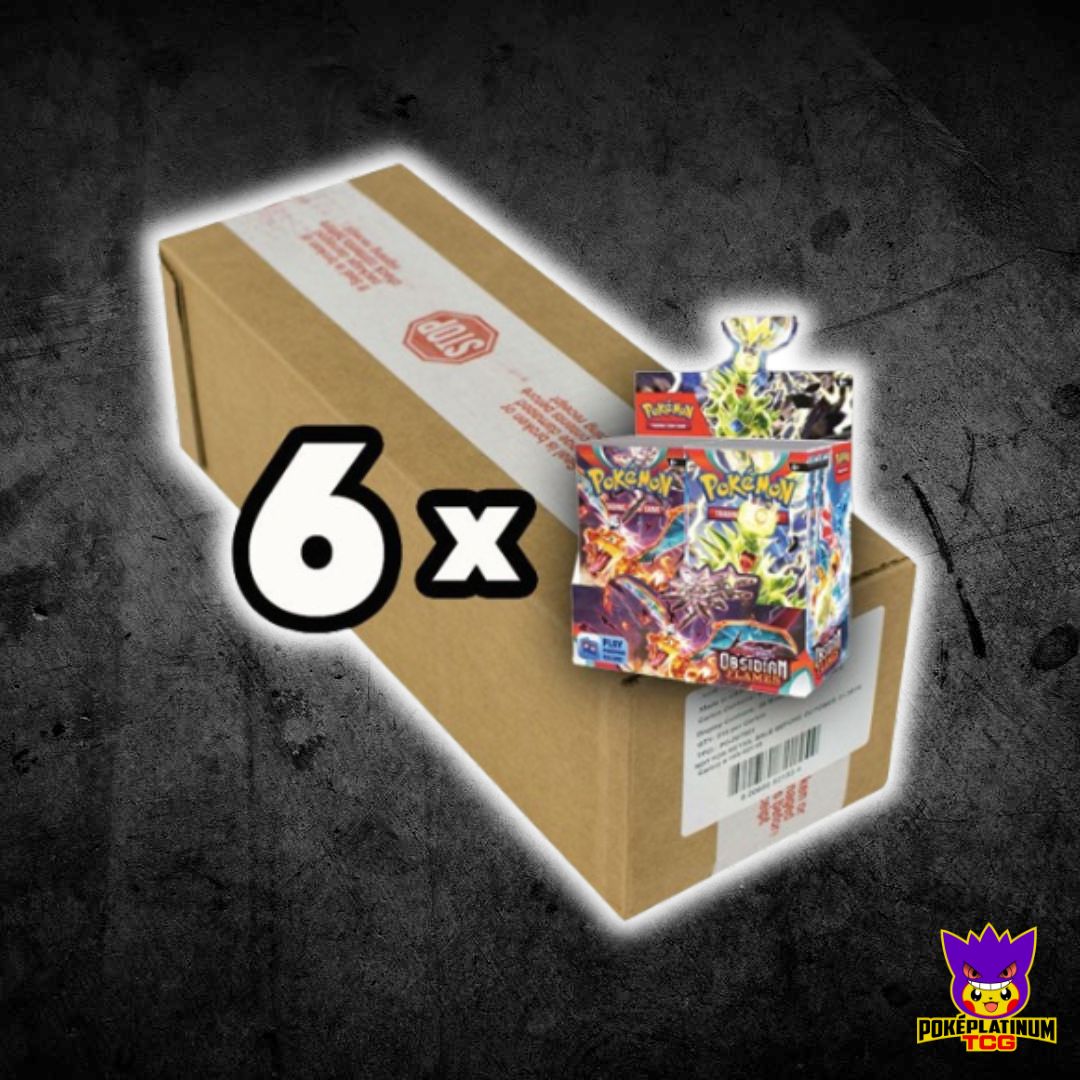 Scarlet & Violet SV03 - Obsidian Flames Booster Box Sealed Case of 6