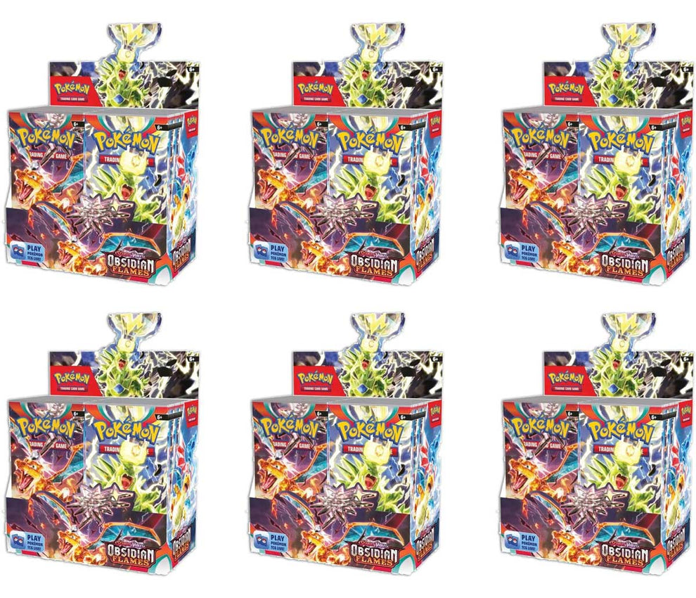 Scarlet & Violet SV03 - Obsidian Flames Booster Box Sealed Case of 6