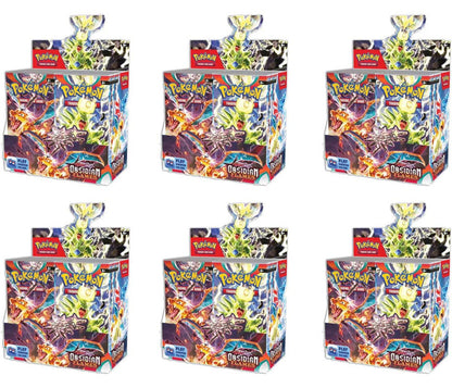 Scarlet & Violet SV03 - Obsidian Flames Booster Box Sealed Case of 6