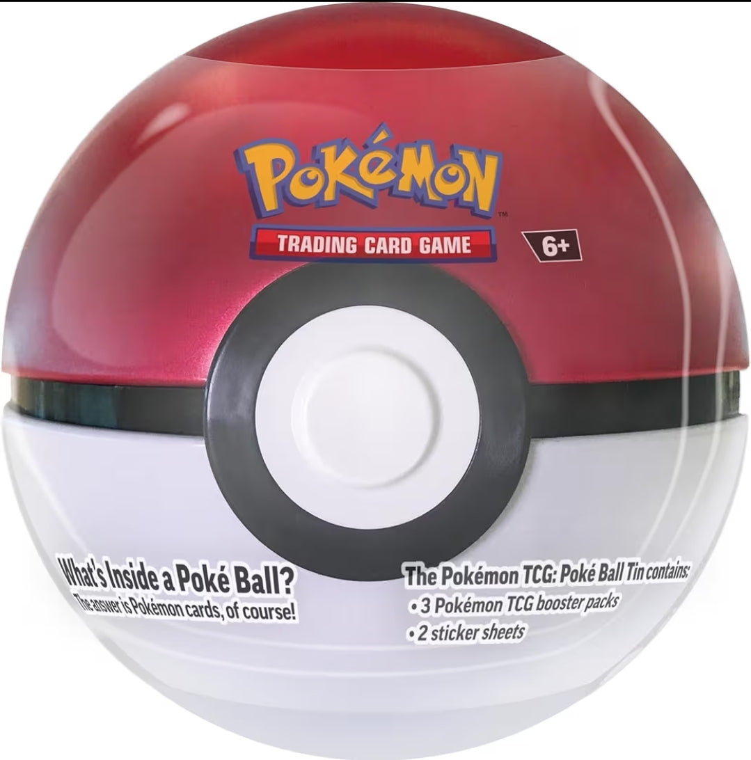2023 PokéBall Tin Bundle - Poké Ball, Lure Ball & Premier Ball [9 SWSH Booster Packs in total]